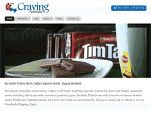 Tablet Screenshot of cravingaustralia.com